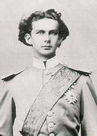 Crown Prince Ludwig II is named King of Bavaria in 1864 at 18years old (c)Bayerische Schlösserverwaltung