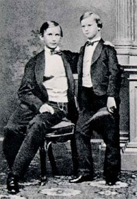 Crown Prince Ludwig II and Crown Prince Otto ,1854 (c)Bayerische Schlösserverwaltung
