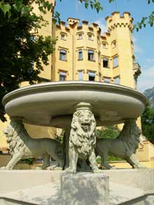 Fountain of Four Lions, Hohenschwangau Castle